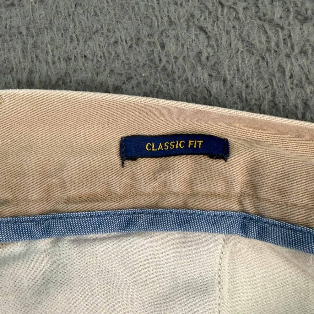 Polo Ralph Lauren‎ Shorts Mens 40T Tan Classic Fit Khaki Chino Cotton Twill 2216